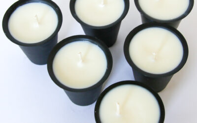 Sugar Mold 3″ Candle Cup (Black and Gold)