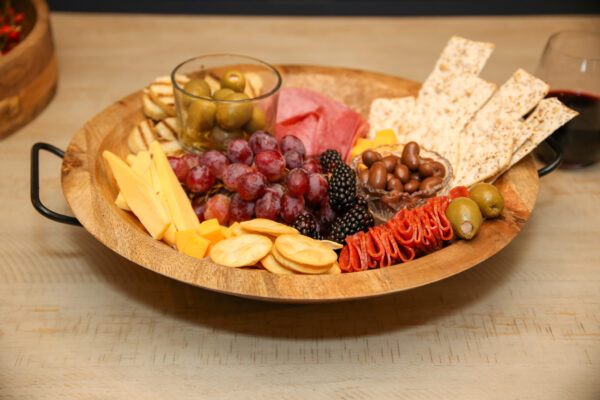 16" to 12" Round Food Safe Bowl with Handles - Image 5