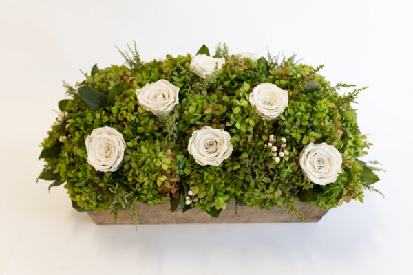 Vintage Floral in Dough Bowl - Image 2