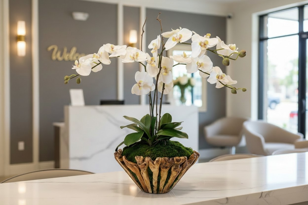 Large Orchid Branchy Bowl - Image 5