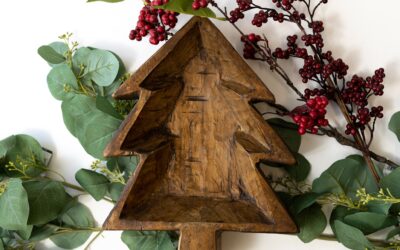 Christmas Tree Wood Bowls Lg – (min of 6)  Sm – (min of 12)