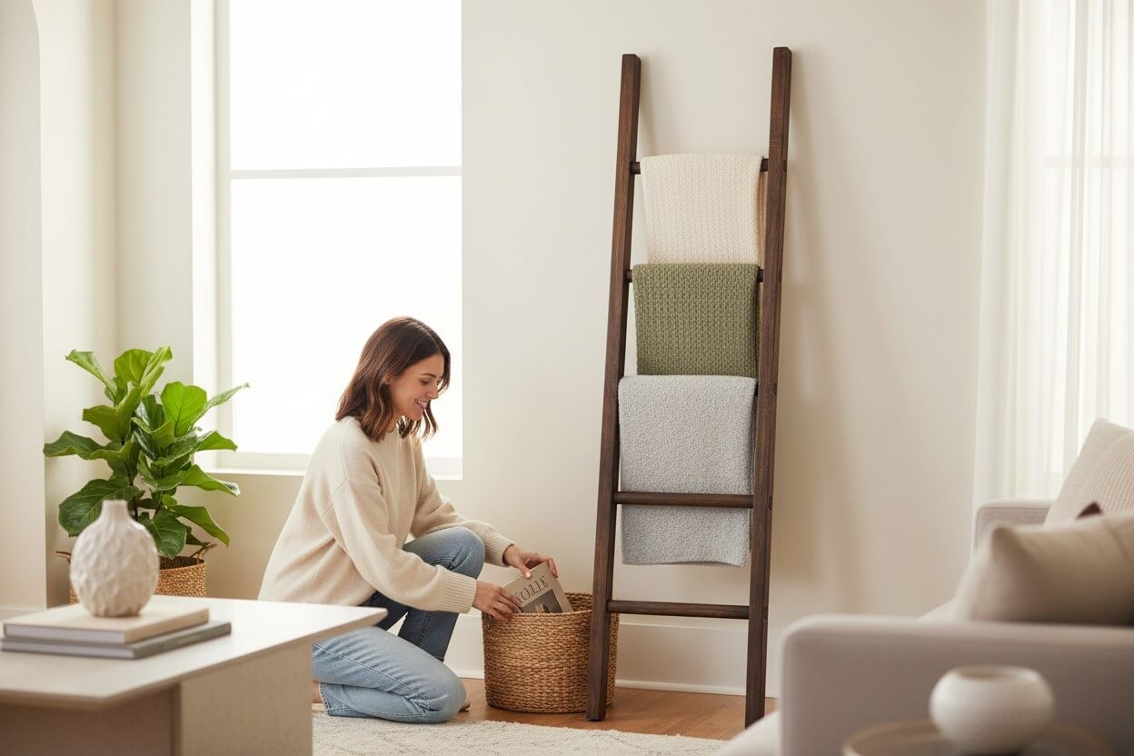 6 Ft Round Rung Display Ladder – alternate view