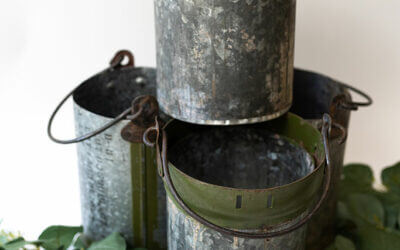 Reclaimed Artillery Shell Bucket