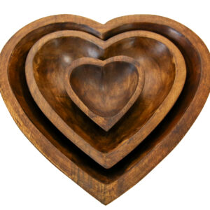 Food Safe 16" or 12" Heart Bowls