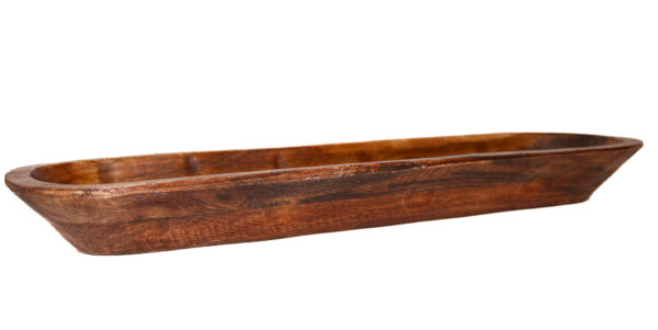 Food Safe Mango Wood 20" Bread Dish - Image 4