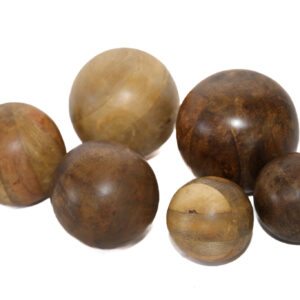 Mango Wood Orbs (4",5" & 6")