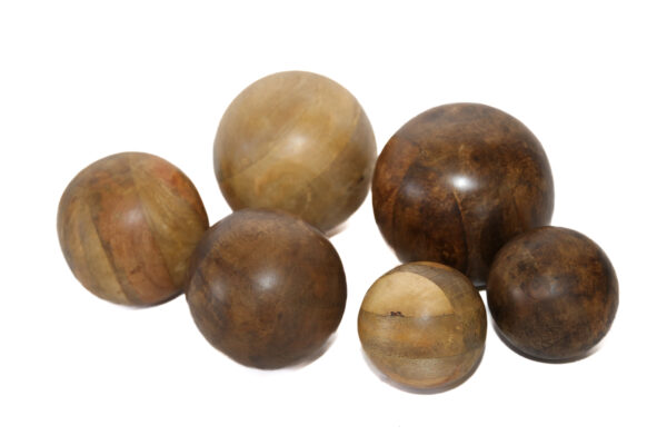Mango Wood Orbs (4",5" & 6")