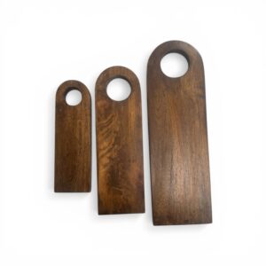 Mango Wood Charcuterie Board – Walnut Finish | S/M/L