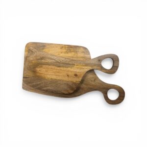Nesting Mango Wood Cutting Board Duo