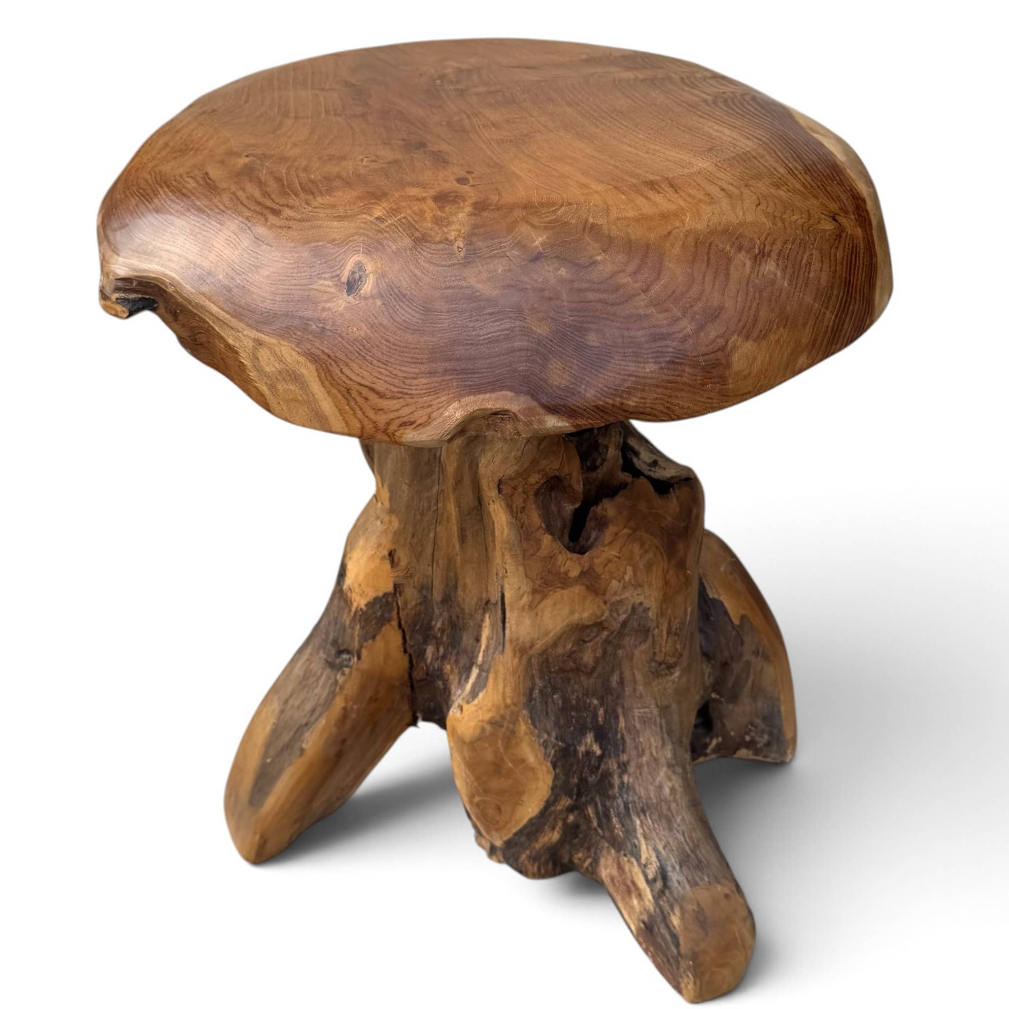 Teak Mushroom Stool - Image 5