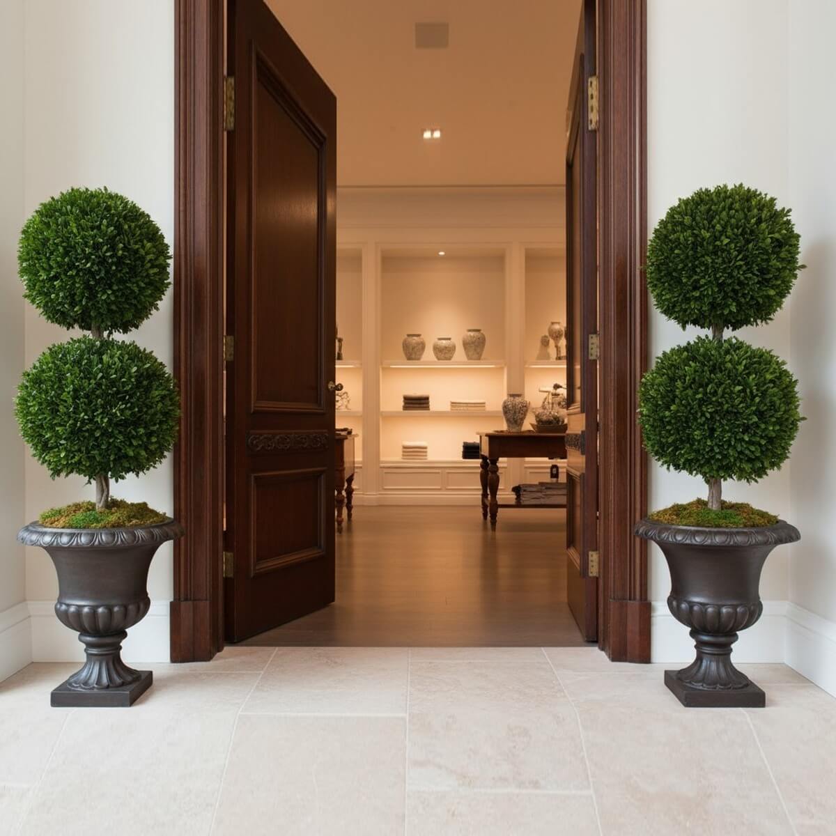 Preserved Topiary Tree and Hedge