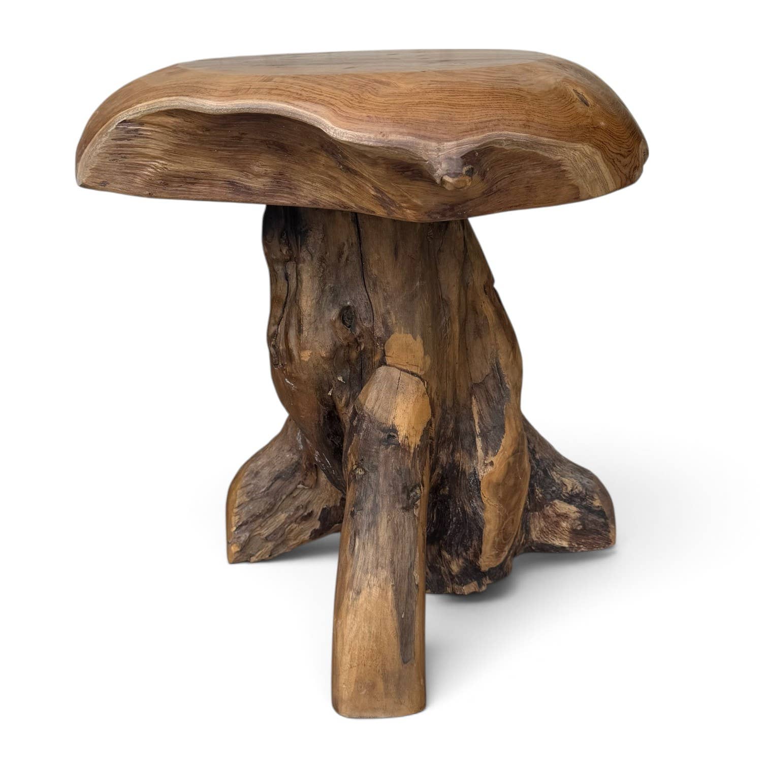 Teak Mushroom Stool - Image 3