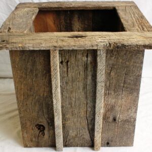 18" Barnwood Planter Container
