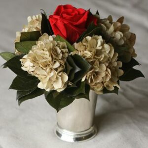 Silver Julep Cup Red Rose/Natural Hyd