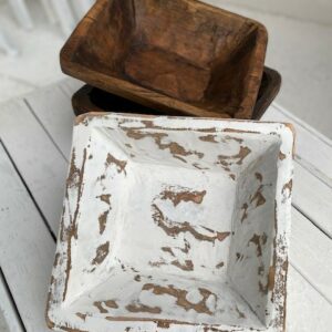 Square Wooden Bowl