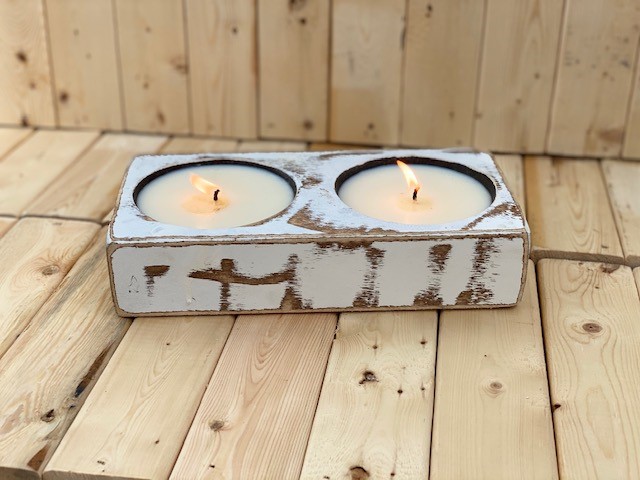 2 Hole Cheese Mold Candle